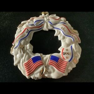 Home of the Brave Lenox Rare Christmas Ornament 2003